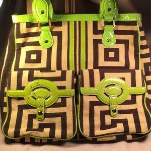 Bodhi statement leather large tote